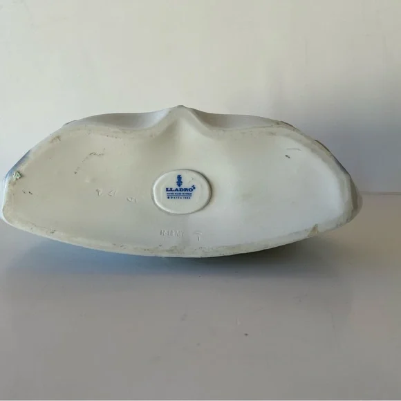 Lladró Porcelain Floral Mantel Decor Clock 1998 - Picture 6 of 11